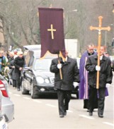 Pogrzeb Iwony Kitowskiej na Cmentarzu Witomińskim w Gdyni