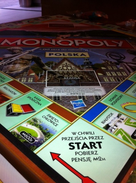 Łódzkie działki w grze Monopoly