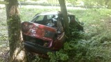 Wypadek koło Nowego Dworu Wejherowskiego. Samochód osobowy uderzył w drzewo!
