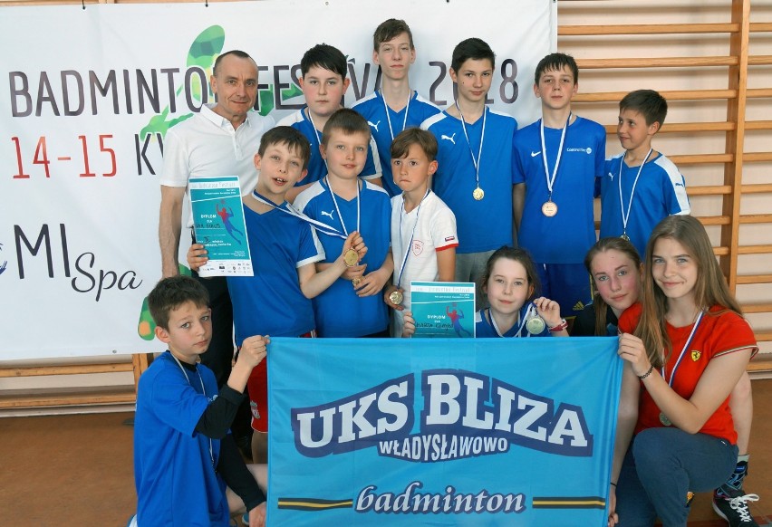 UKS Bliza Władysławowo na LOMI Badminton Festival w Helu