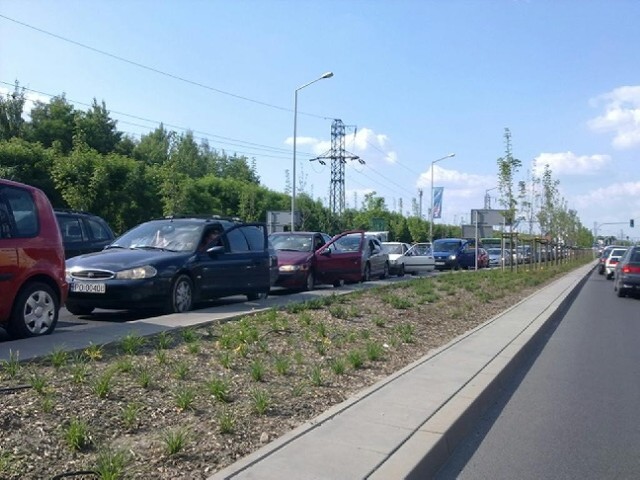 Gigantyczne korki na poznańskim Grunwaldzie to efekt awarii gazociągu