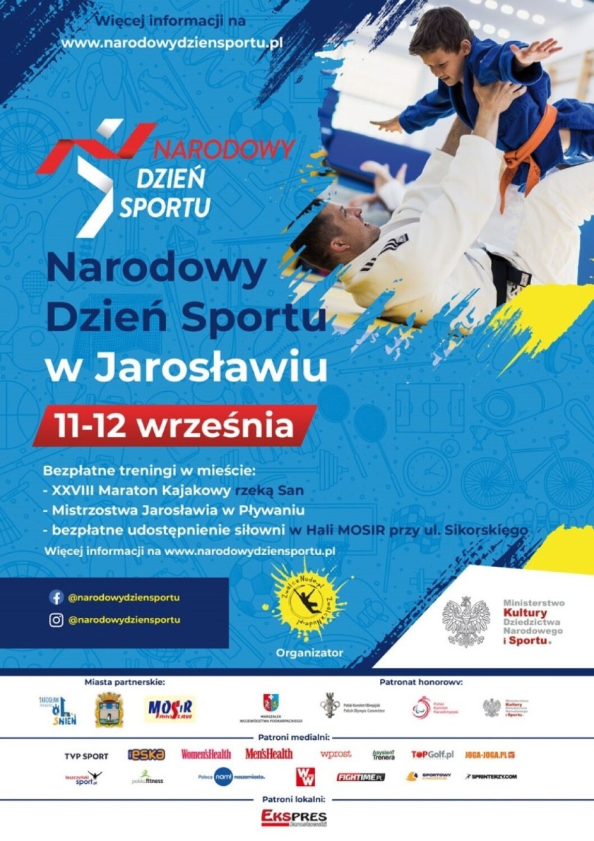 Jarosław miastem partnerskim Narodowego Dnia Sportu. Jakie czekają nas atrakcje sportowe? 