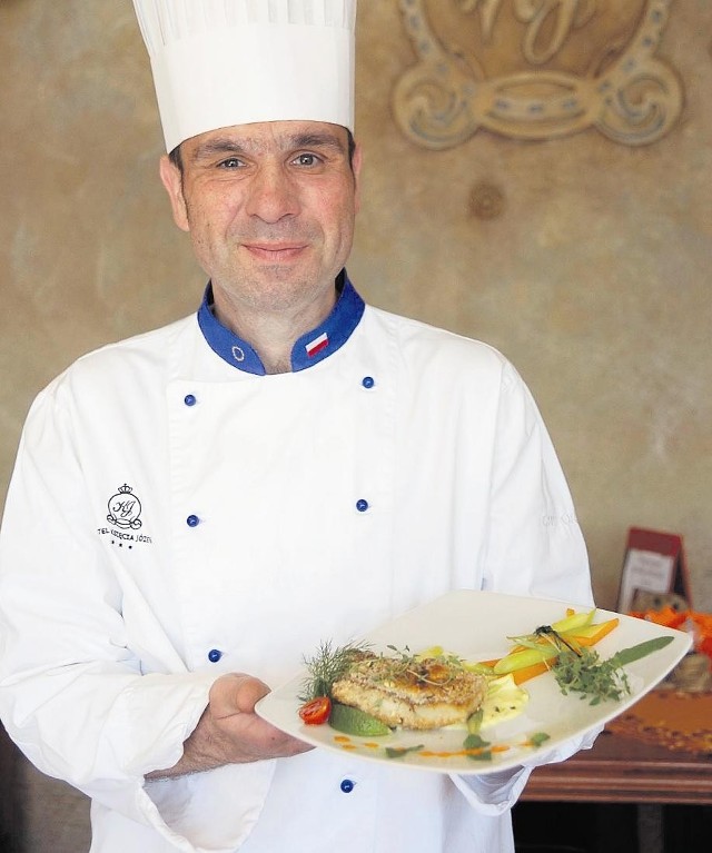 Jacek Blicharski, szef kuchni restauracji Hotelu Księcia Józefa