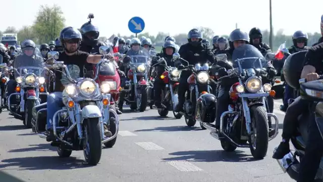 Parada motocyklowa w Obornikach