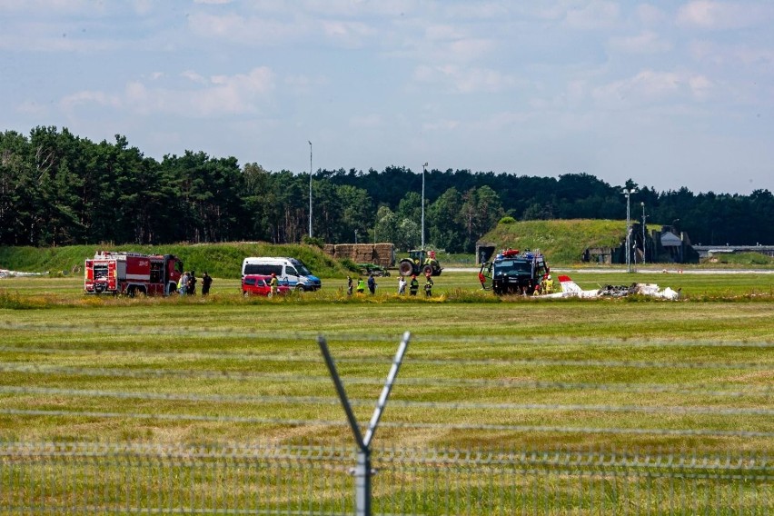 Samolot dwusilnikowy Tecnam rozbił się podczas wykonywania...