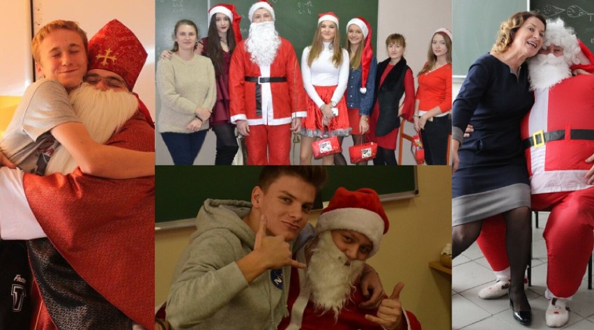 Tak świętowano Mikołajki w wieluńskich szkołach ponadpodstawowych na przestrzeni 10 lat 