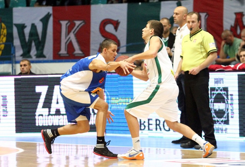 Koszykówka, I liga: Śląsk Wrocław - Stal Ostrów Wlkp. 88:72 [ZDJĘCIA]