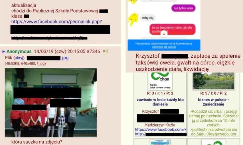 Do naszej redakcji dotarły screeny z forów dla pedofilów....