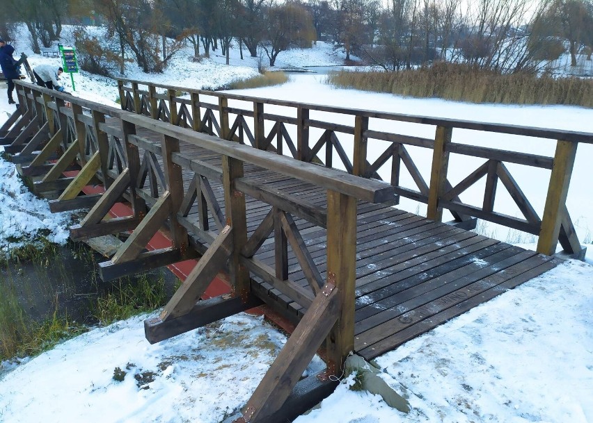 Mostek w Parku Przyjaźni został już oddany do użytku