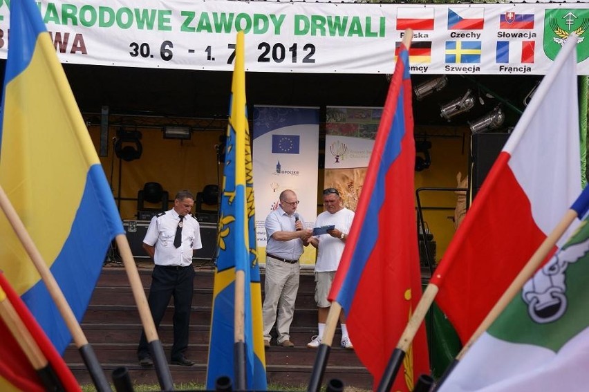 Były XIII Międzynarodowe Zawody Drwali. Uczestnicy przyjechali z Czech, Niemiec, Francji i Słowacji