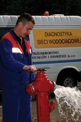 Czyszczenie sieci wodociągowej w Dąbrowie Górniczej 