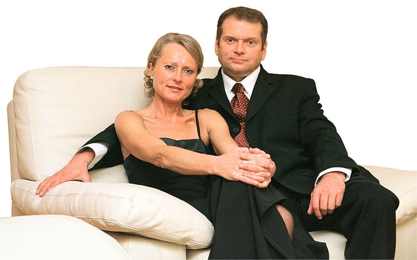 Krzysztof Rutkowski i żona Anna Rutkowska