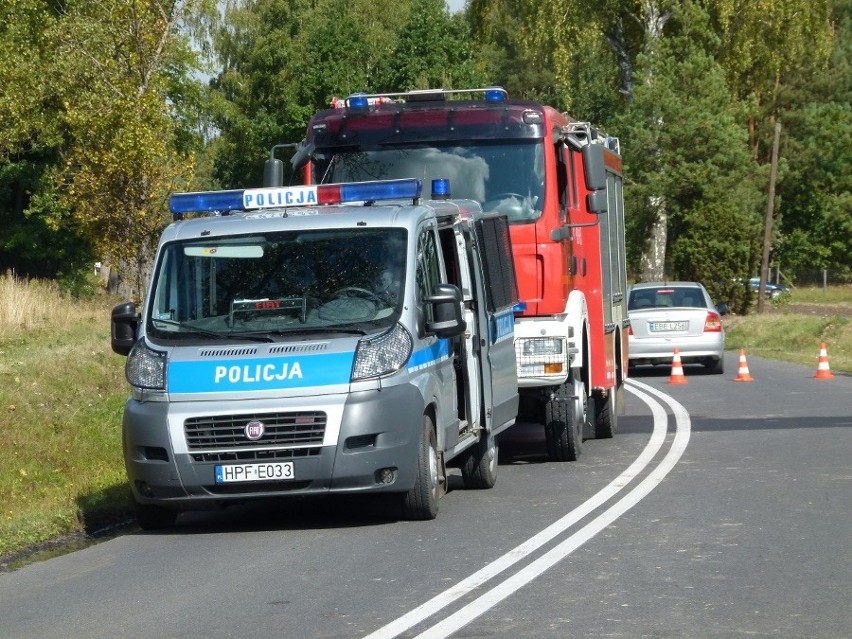 Wypadek w Podlesiu. Zderzenie czołowe dwóch tirów. Droga 483...