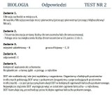 Matura 2012: Test z biologii nr 2 - rozwiązania