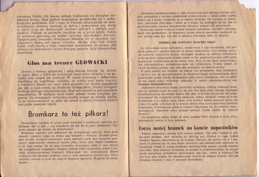 Wygrzebane z szuflady: Programy meczów Śląska z lat 60. (ZOBACZ KONIECZNIE)