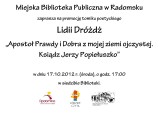 Biblioteka zaprasza na promocję tomiku Lidii Dróżdż