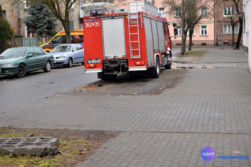 Zatrucie tlenkiem węgla na ulicy Reymonta we Włocławku