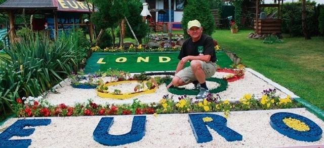 Jastrzębie-Zdrój - dywan kwiatowy na Euro 2012