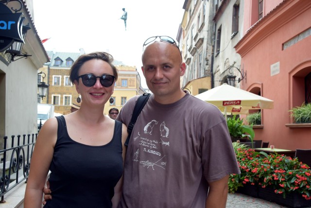 Robert Bogusko i Rita Kazarina przyjechali do Lublina z Litwy. W naszym mieście turystów urzekła wyjątkowa atmosfera. Przybysze docenili gościnność i serdeczność lublinian