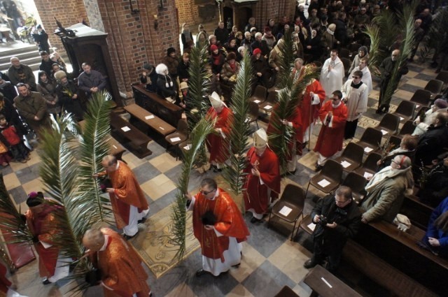 Palmy święcone w Katedrze Poznańskiej