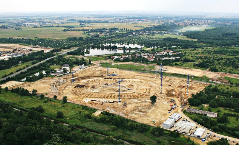 Budowa stadionu - 7 lipca 2009 r.