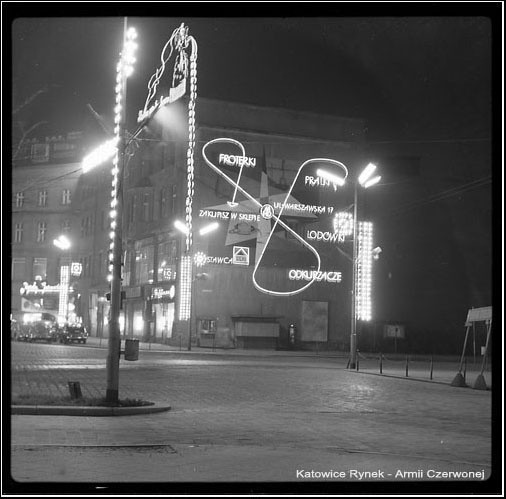 Katowice: Jedna neonowa noc z 1962 roku! [ZDJĘCIA ARCHIWALNE]