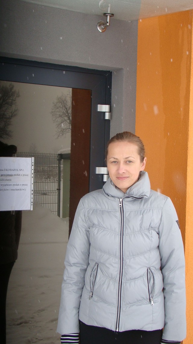 Magdalena Łysoń, współwłaścicielka firmy "Ekowafel" poszukuje fachowców do zakładu