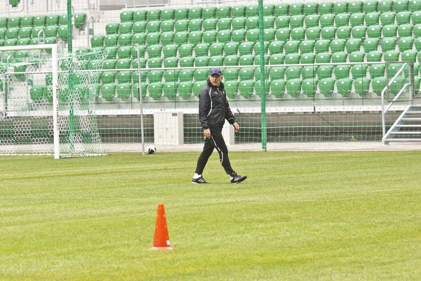 Piłka nożna: Śląsk trenował na Stadionie Miejskim (ZDJĘCIA, FILM)