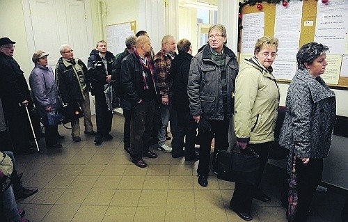 Pod koniec grudnia w siedzibie ZKZL przy ulicy Matejki jest bardzo dużo petentów