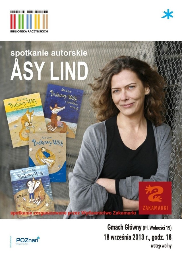 Åsa Lind w Poznaniu będzie promować swoją nową książkę
