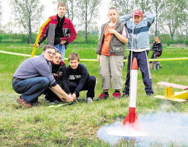 Atrakcją obchodów setnych urodzin Ary Sternfelda w Sieradzu 5 lat temu było m.in. puszczanie rakiet.