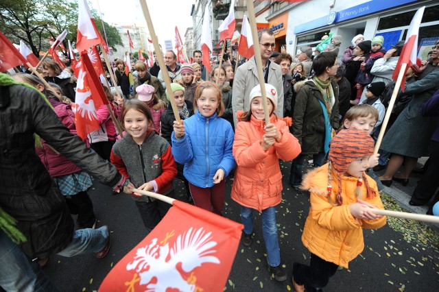 Ta impreza imieninowa jest nie tylko dla dorosłych.  Mile widziani są wszyscy goście. To i w korowodzie świętomarcińskim nie może zabraknąć najmłodszych poznaniaków