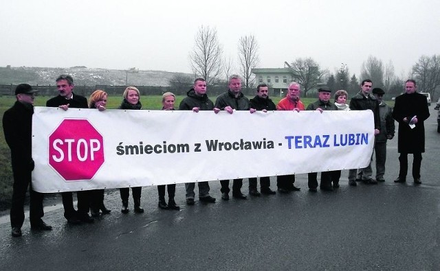 Członkowie Stowarzyszenia Teraz Lubin chcą wstrzymania przywozu śmieci z Wrocławia