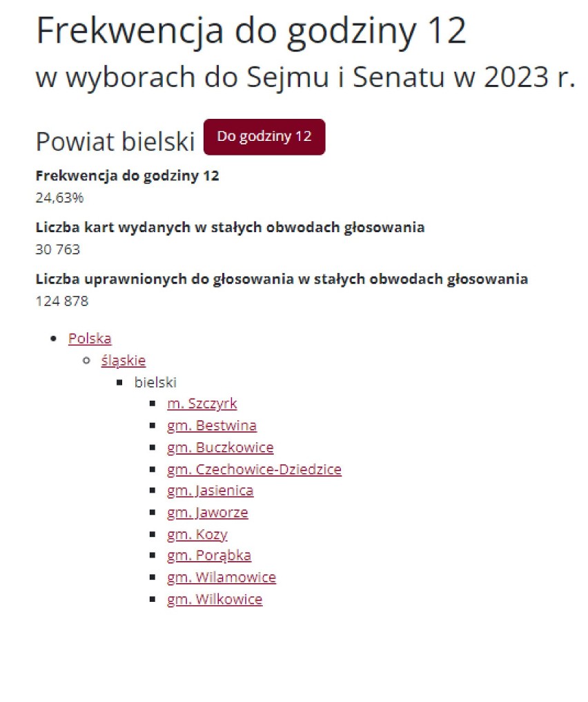 Wybory 2023: Rekord frekwencji w Śląskiem? Mamy dane na godz. 12! Głosujących jest więcej niż cztery lata temu