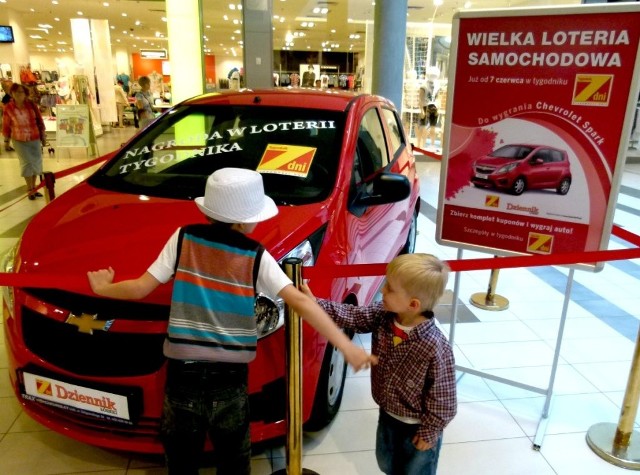 Chevroleta można oglądać w galerii Focus Mall w Piotrkowie