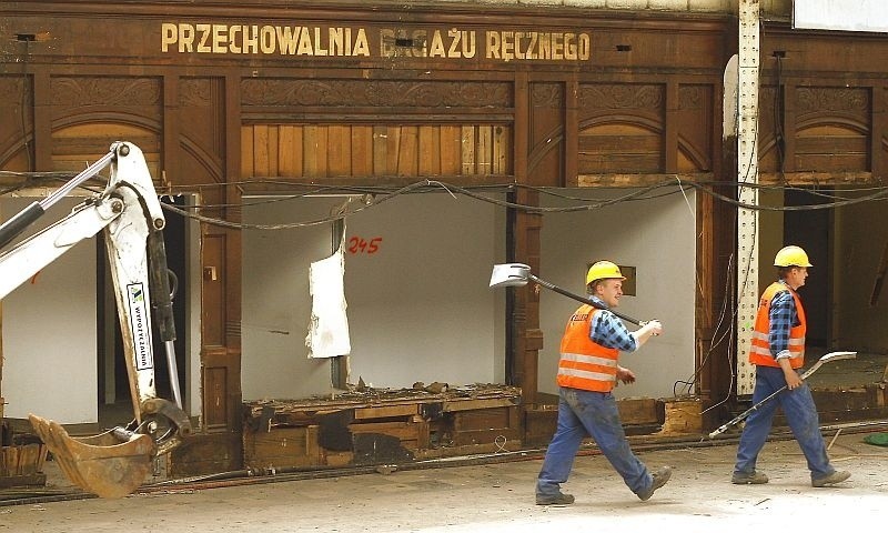 Wrocław: Remont Dworca Głównego ruszył drugi raz (ZDJĘCIA)