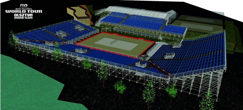 wizualizacja stadionu głównego