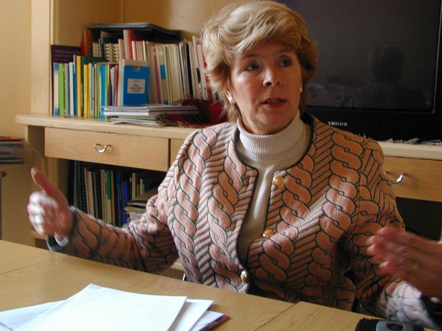 Profesor Zdzisława Janowska wiele miesięcy współpracowała z załogą łódzkich wodociągów, zastanawiając się, jak zapobiec prywatyzacji ZWiK.