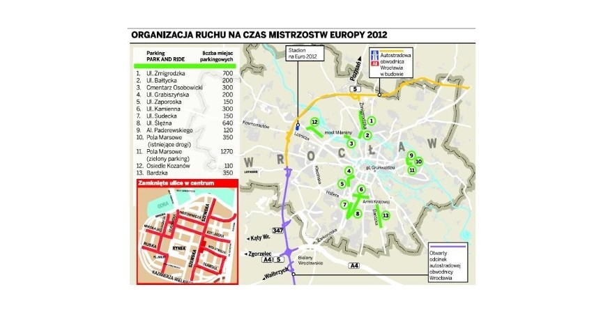 Wrocław: Magistrat szykuje strategię ruchu na Euro 2012