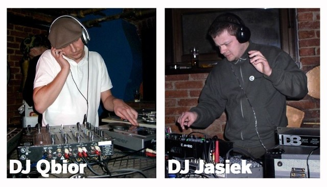 DJ Qbior (z lewej) i DJ Jasiek