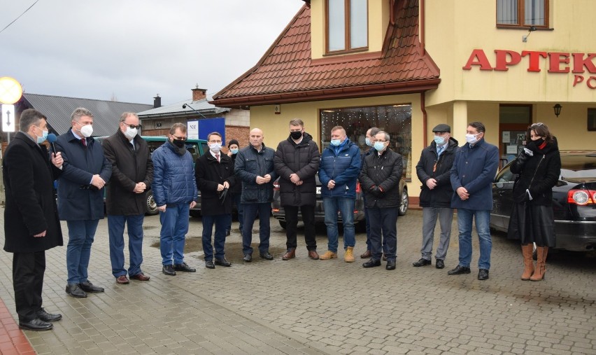 Otwarcie i poświęcenie ulicy 800-lecia w Sanoku.