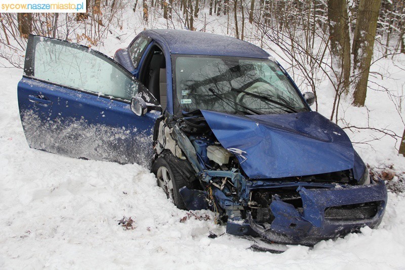 Wypadek drogowy w Dziesławicach