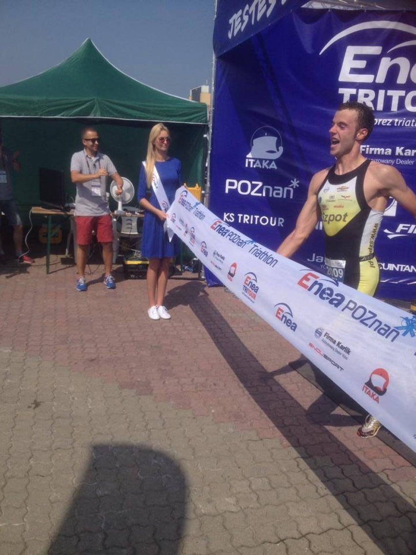 ENEA Poznań Triathlon: Dariusz Kowalski pierwszy na...