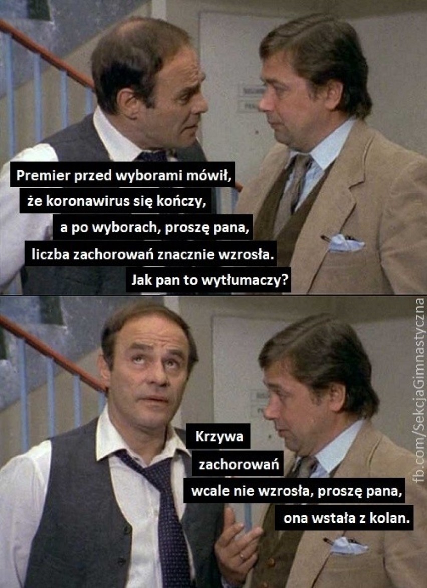 Koronawirus ma wakacje, a krzywa się wypłaszcza? Zobacz memy...