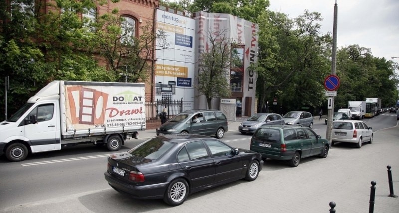 Poznań: Jeżyce i Grunwald zakorkowane