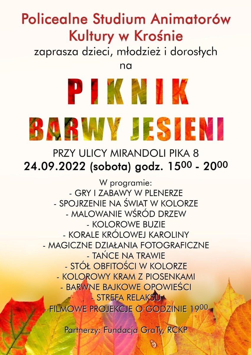 Imprezy w weekend 23-25 września w Krośnie i okolicy. Oto przegląd wydarzeń sportowych, kulturalnych i rozrywkowych
