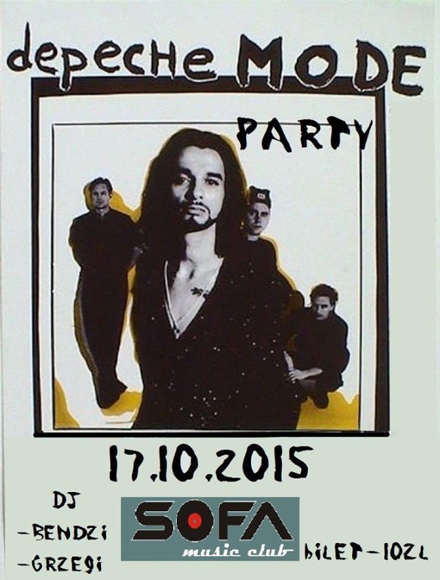 Nowy Dwór Gdański. W sobotę, 17 października w Sofa music club odbędzie się kolejna edycja imprezy z cyklu Depeche Mode Party, w żuławskim mieście. Start o godzinie 20.30.
