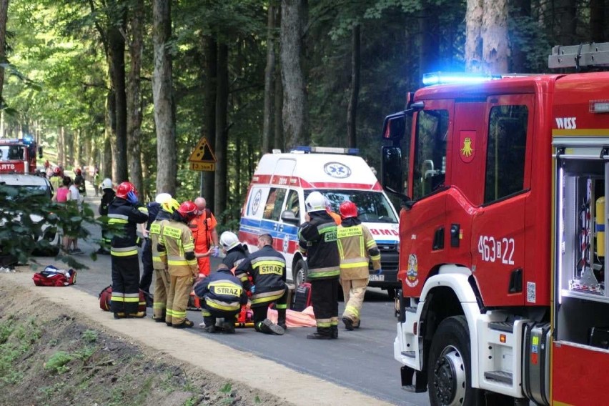 Wypadek w Karłowie koło Kudowy-Zdroju