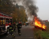 Wypadek w Olecku: ponad 20 osób rannych - ćwiczenia służb ratowniczych [zdjęcia]