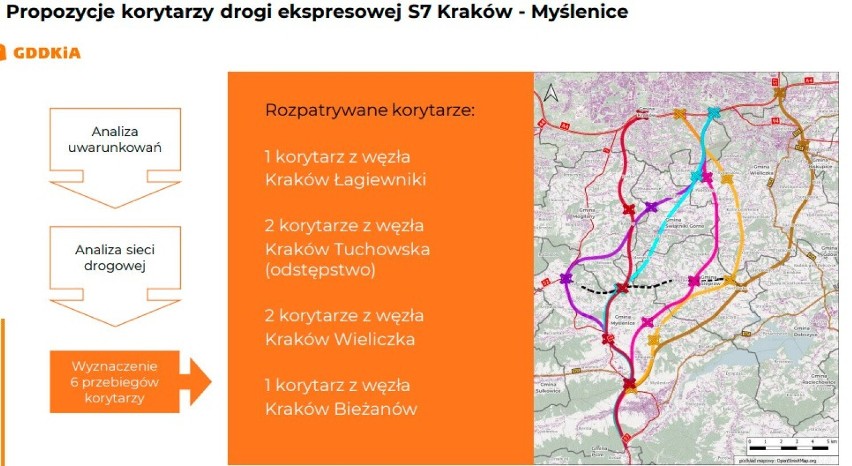 Droga S7 Kraków - Myślenice: miał powstać wariant zgody, a nadal są spory